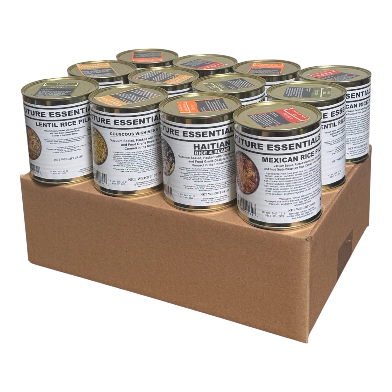 Case (12 Cans) of Future Essentials Canned Rice and Couscous Variety — view 2