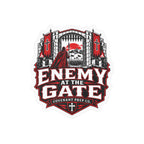 Enemy At The Gate Sticker - Red & Black