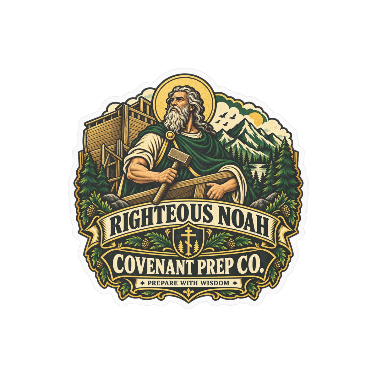 Righteous Noah Sticker