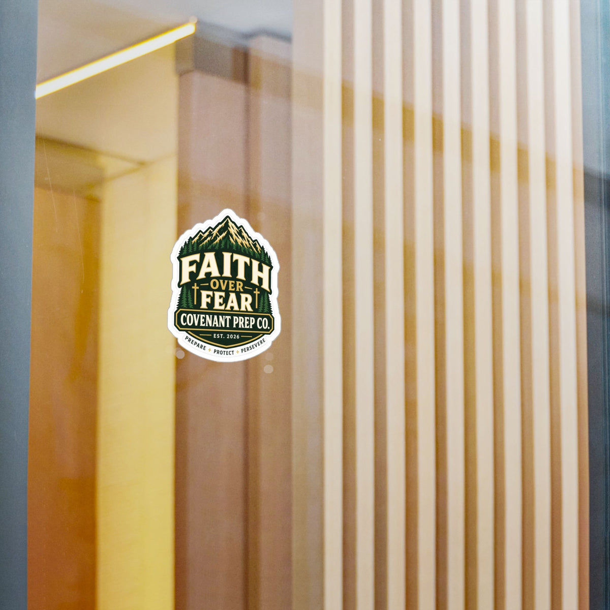 Faith Over Fear Sticker