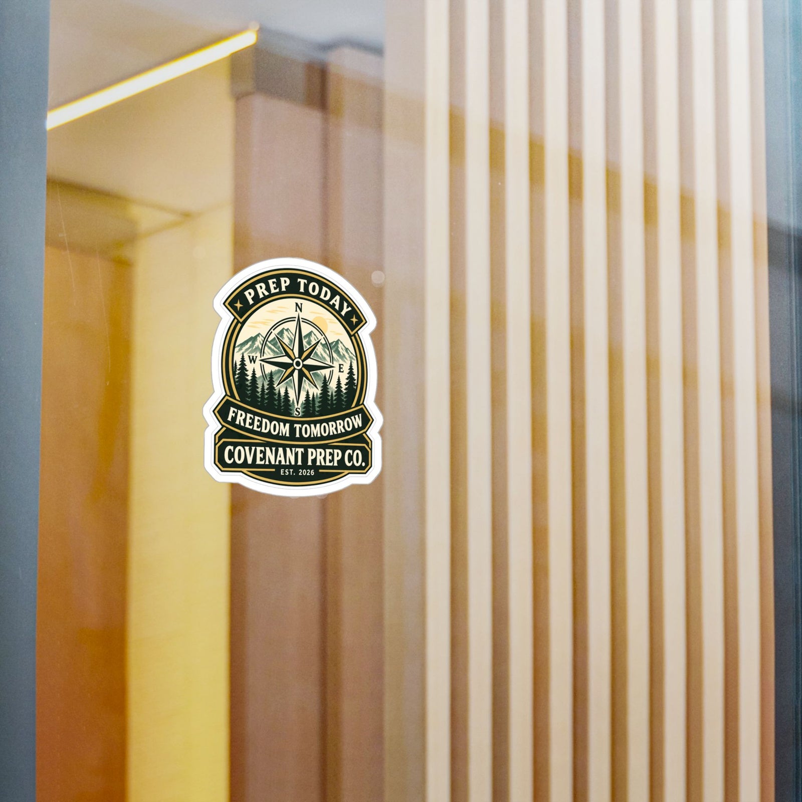 Prep Today, Freedom Tomorrow Sticker