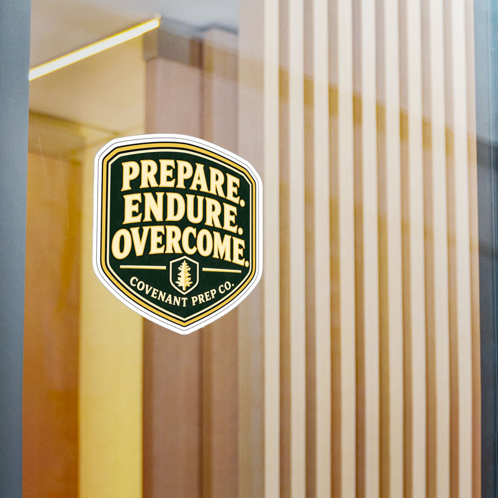 Prepare. Endure. Overcome. Sticker