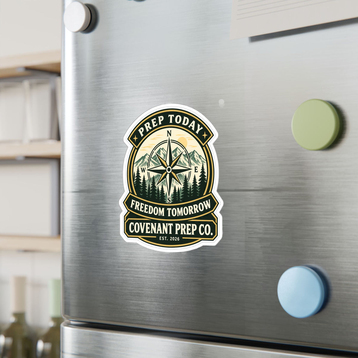 Prep Today, Freedom Tomorrow Sticker