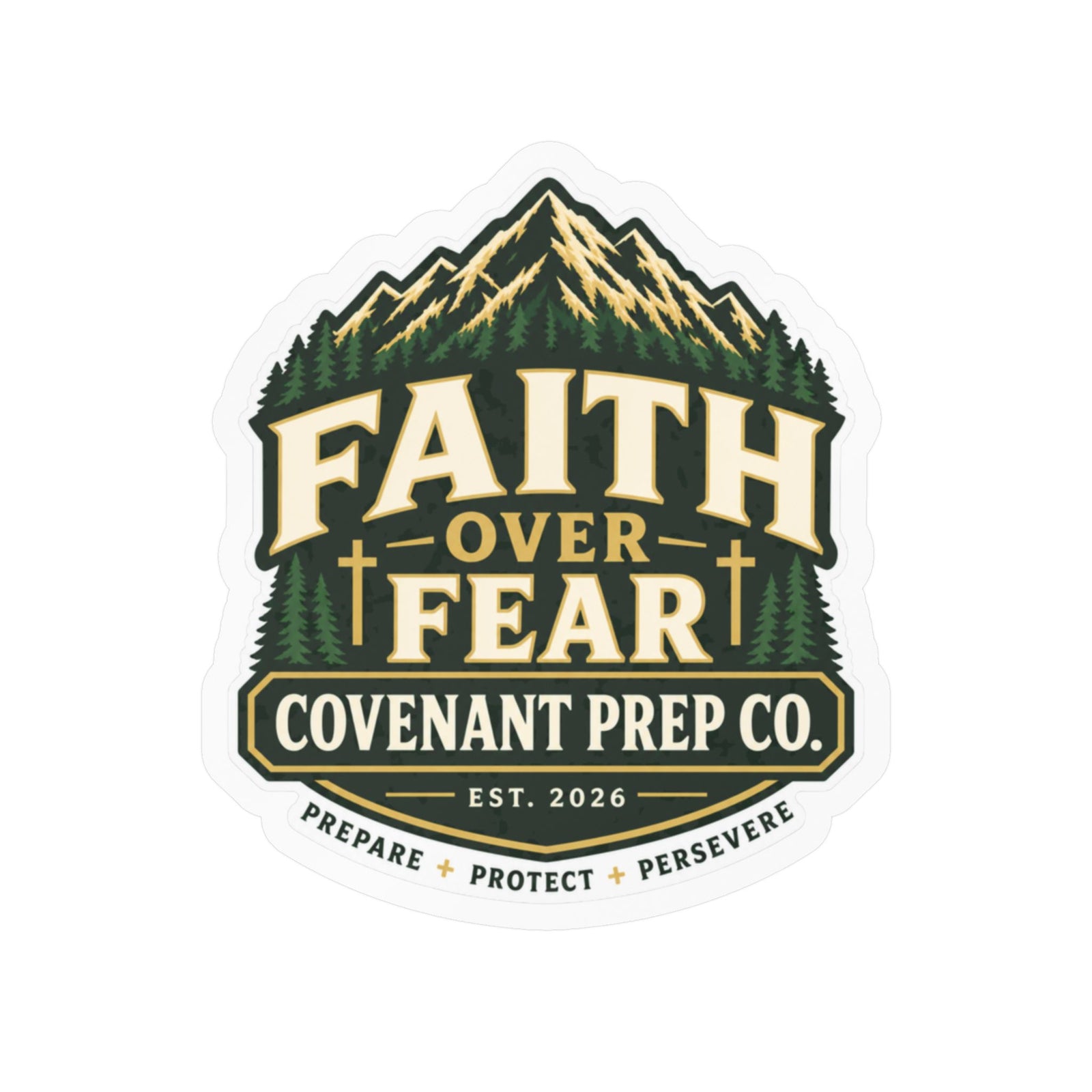 Faith Over Fear Sticker