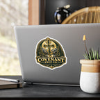 Cross and Mountains Sticker