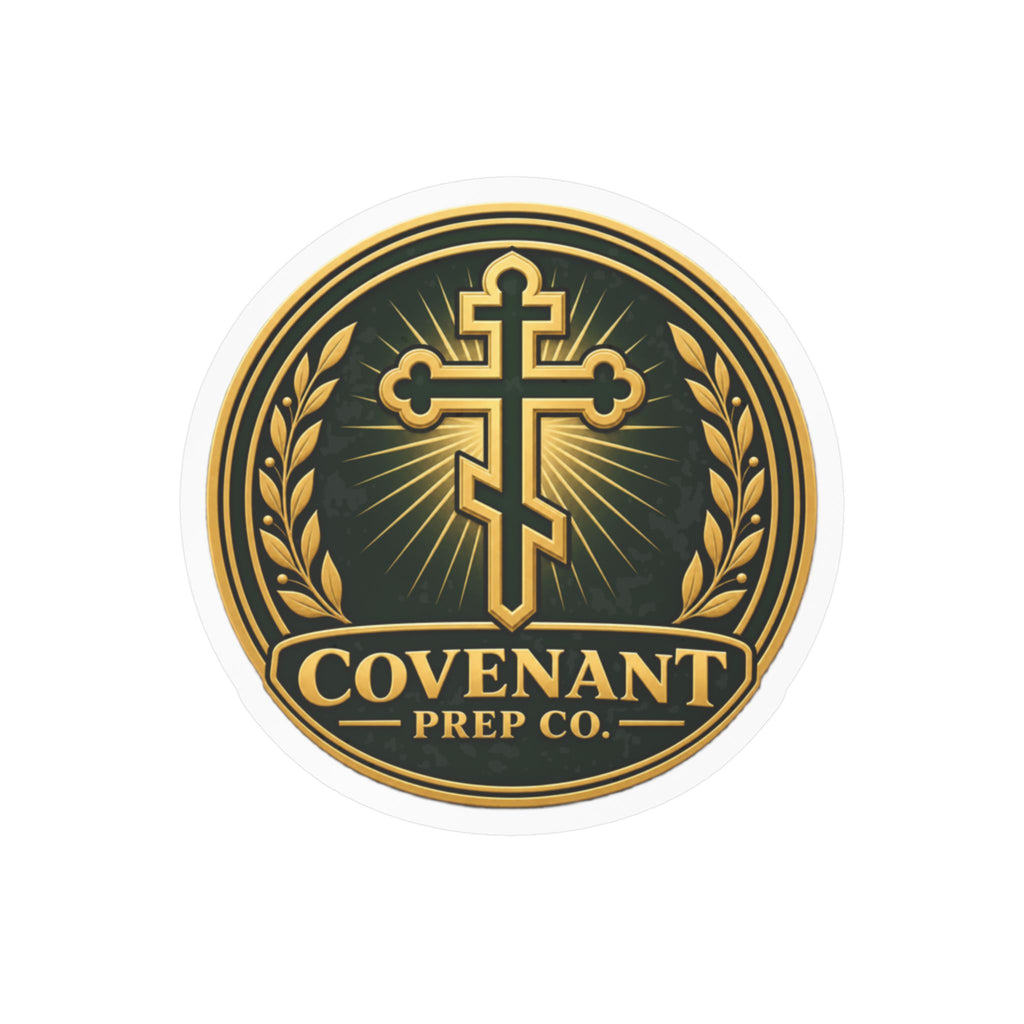 Covenant Cross Coin Sticker