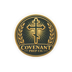 Covenant Cross Coin Sticker