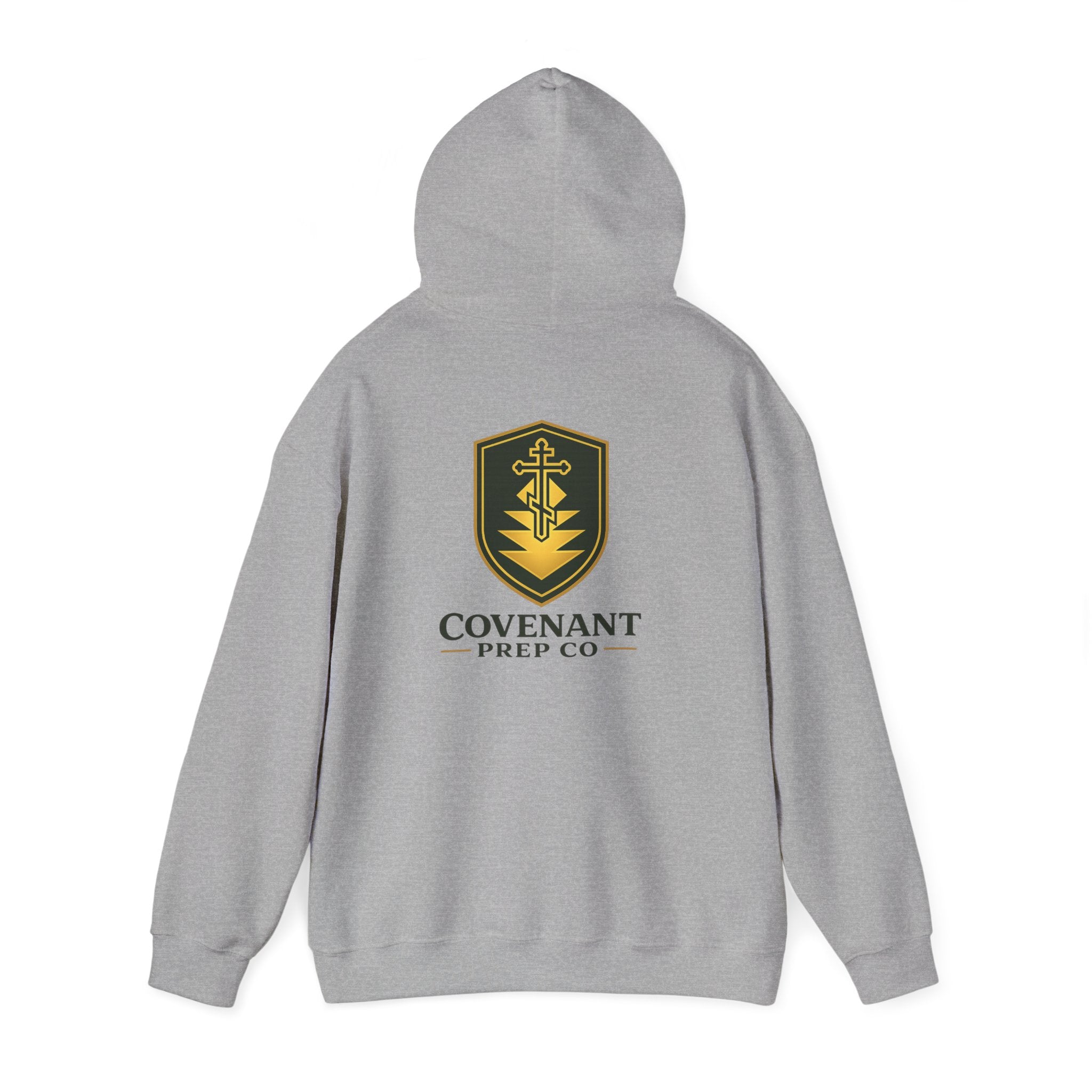 Covenant Prep Co. Shield Hoodie — Crest Logo Pullover