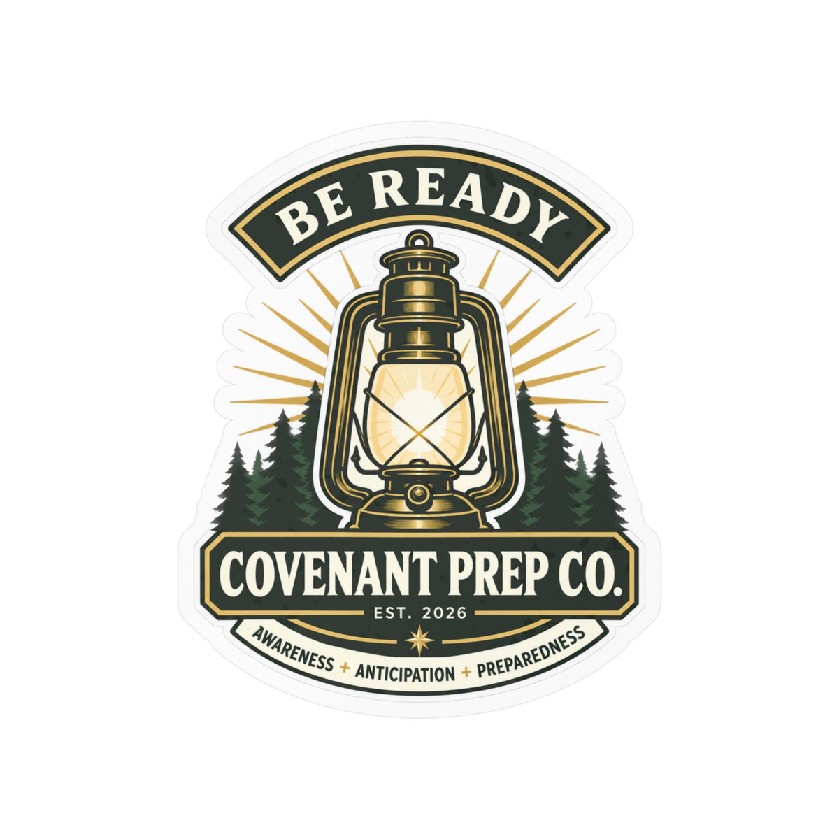 Be Ready Sticker