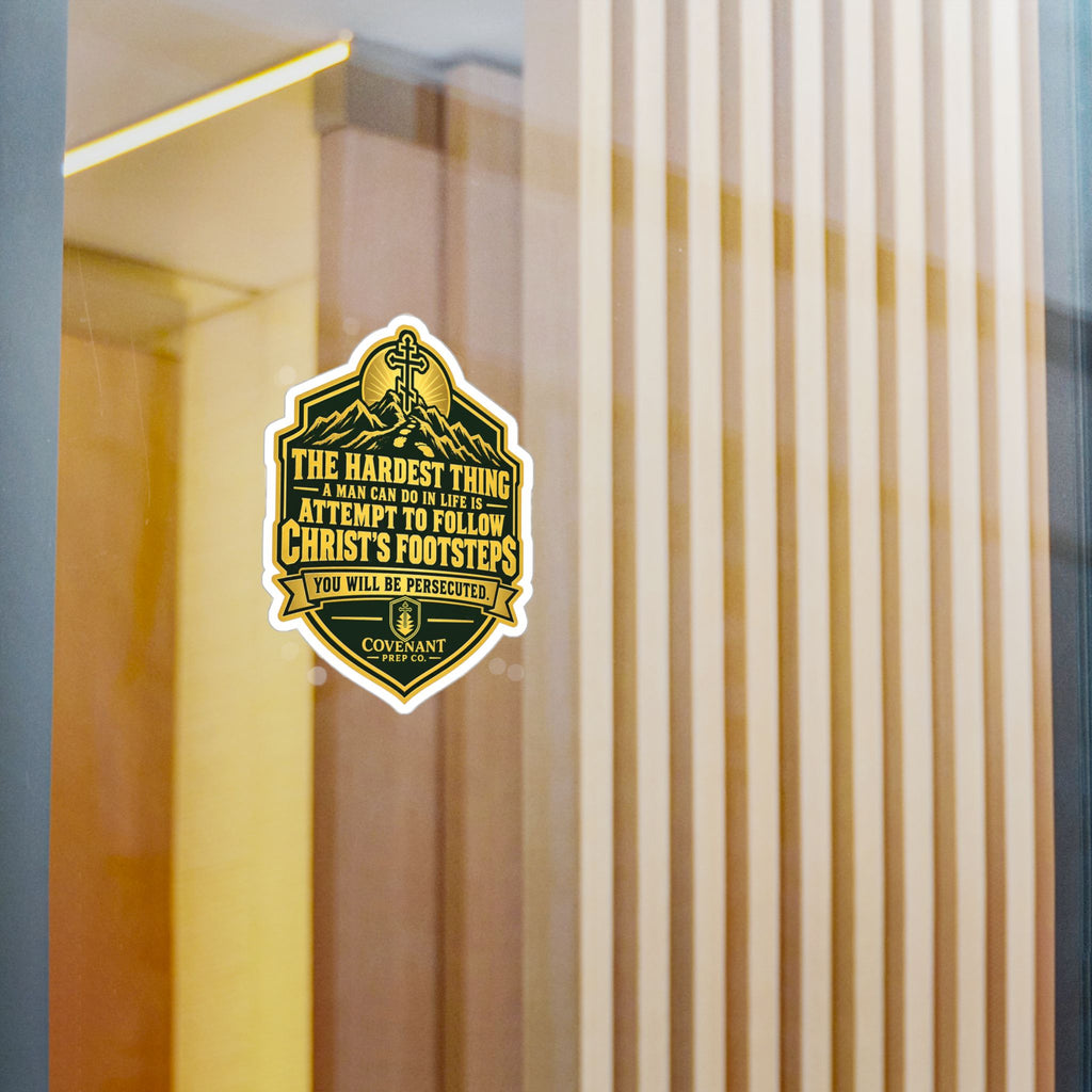 Christs Footsteps Sticker