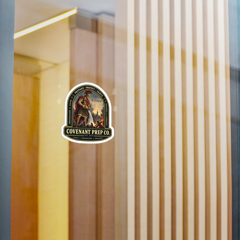 St. Florian - Prepare Protect Serve Sticker