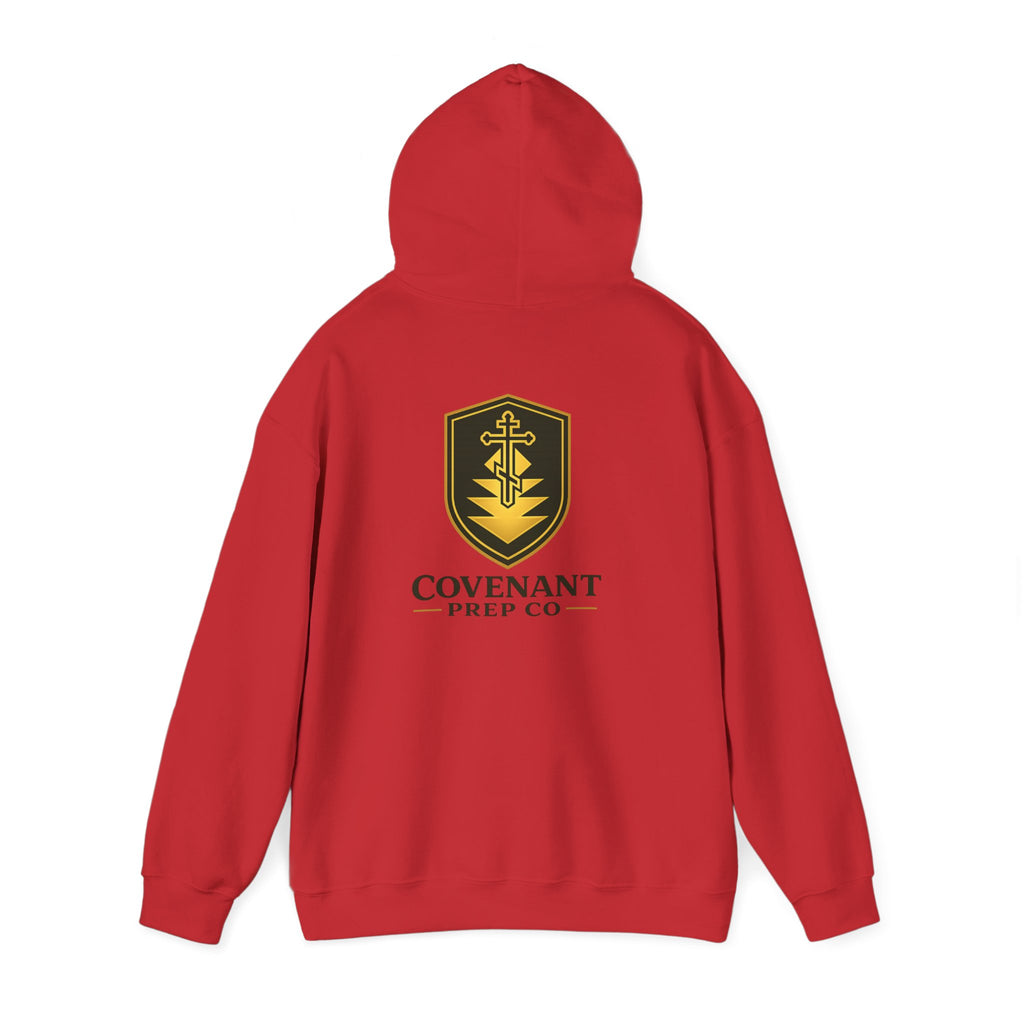 Covenant Prep Co. Shield Hoodie — Crest Logo Pullover