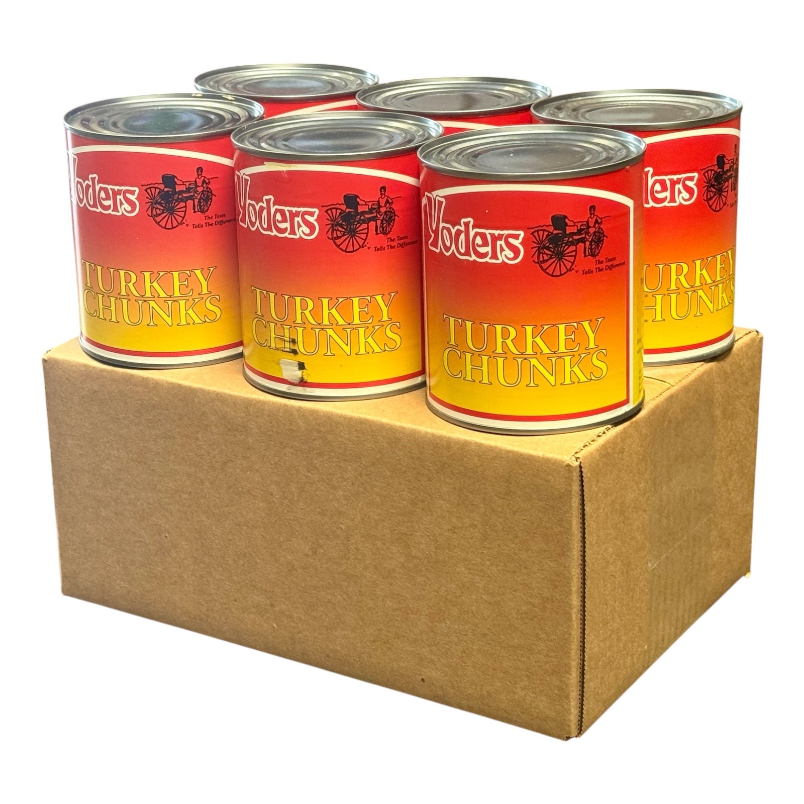 Yoder’s Canned Turkey Chunks — 28 oz, Fully Cooked (10+ Year Shelf Life)