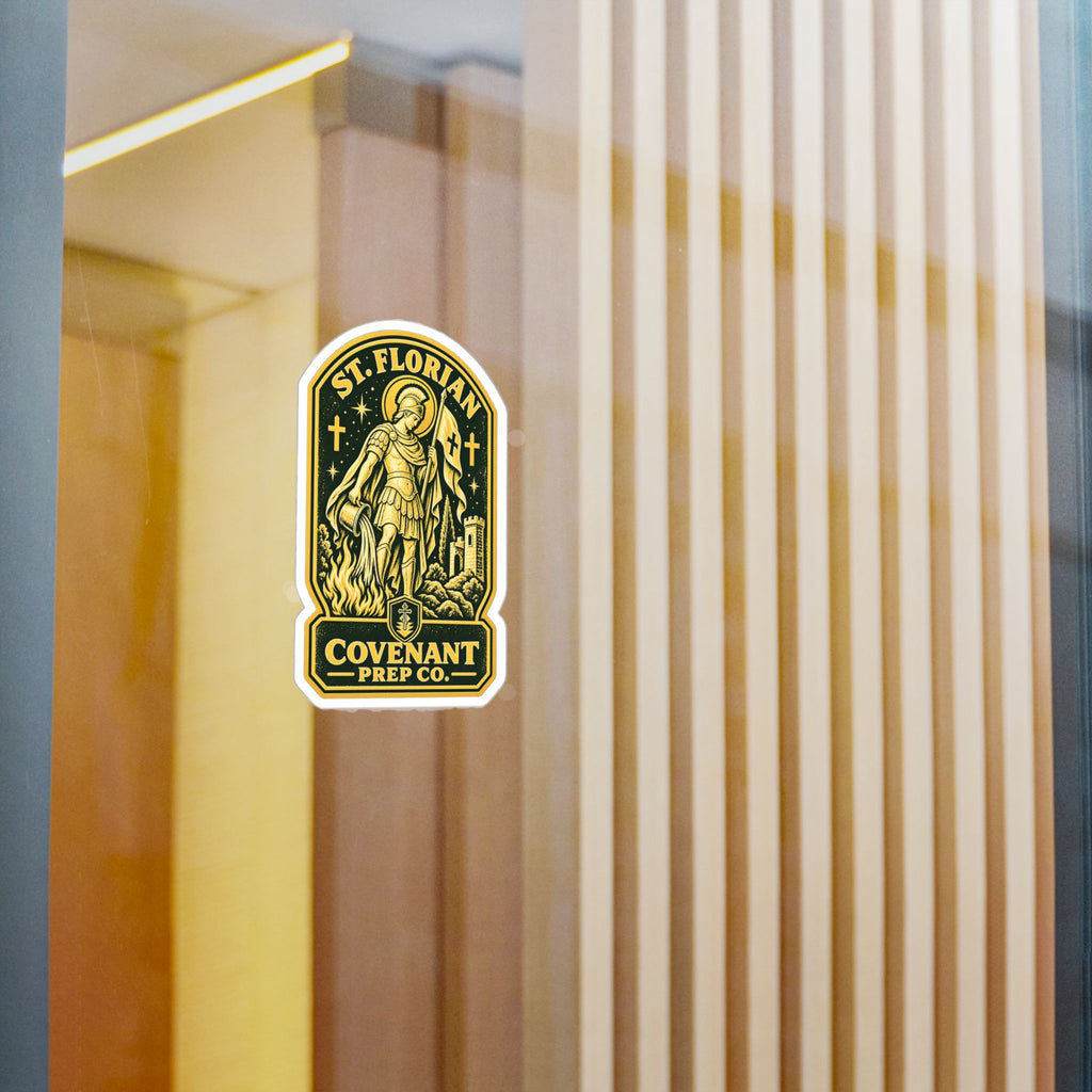 St. Florian Gold Arch Sticker