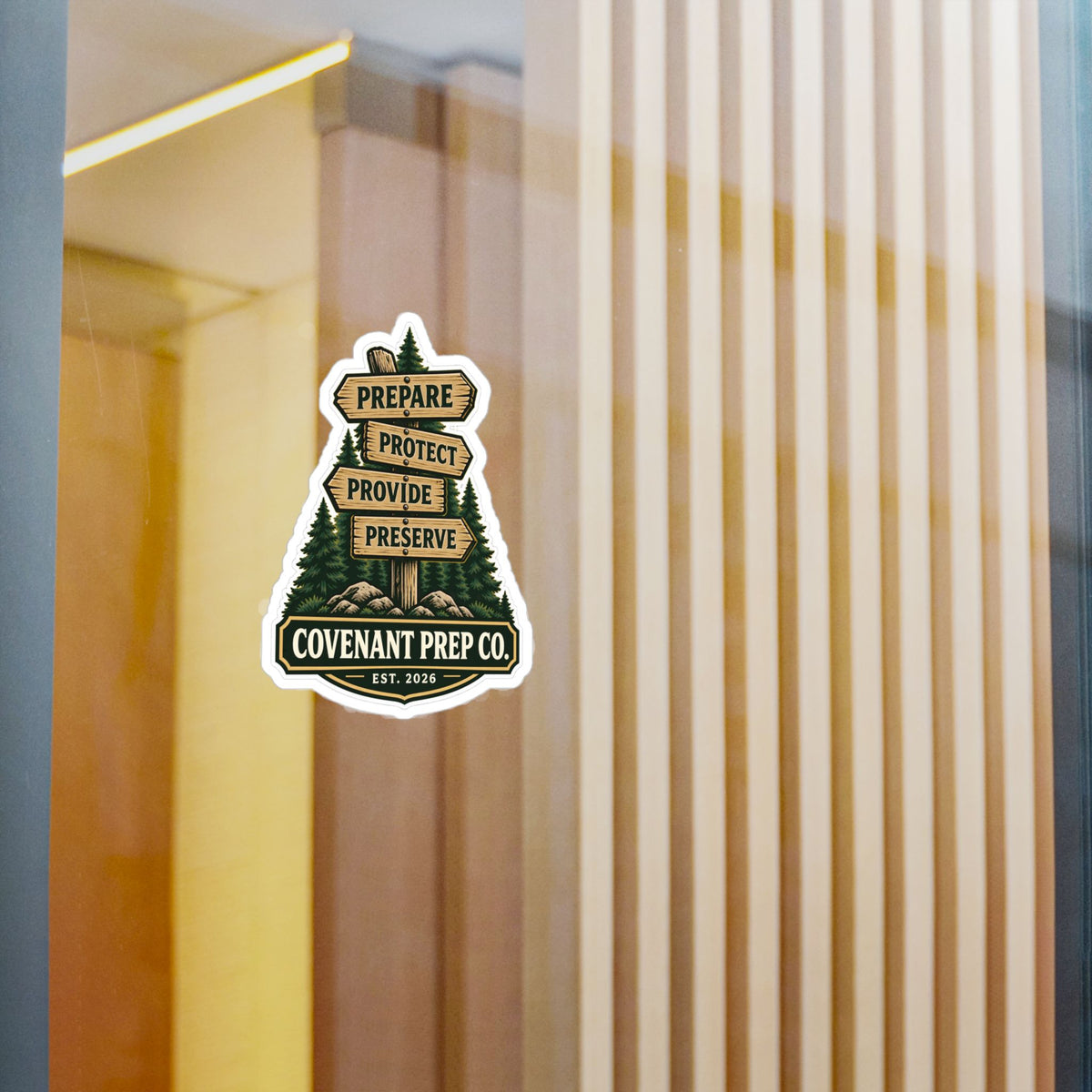 Prepare Protect Provide Preserve Sticker