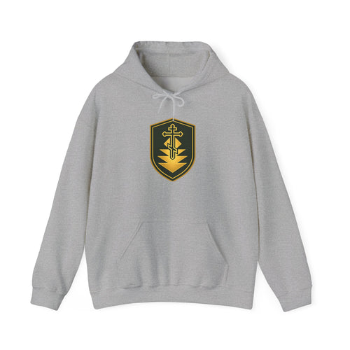 Covenant Prep Co. Shield Hoodie — Crest Logo Pullover