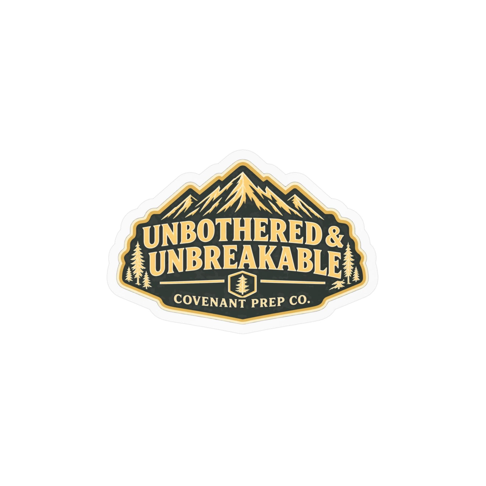 Unbothered and Unbreakable Sticker