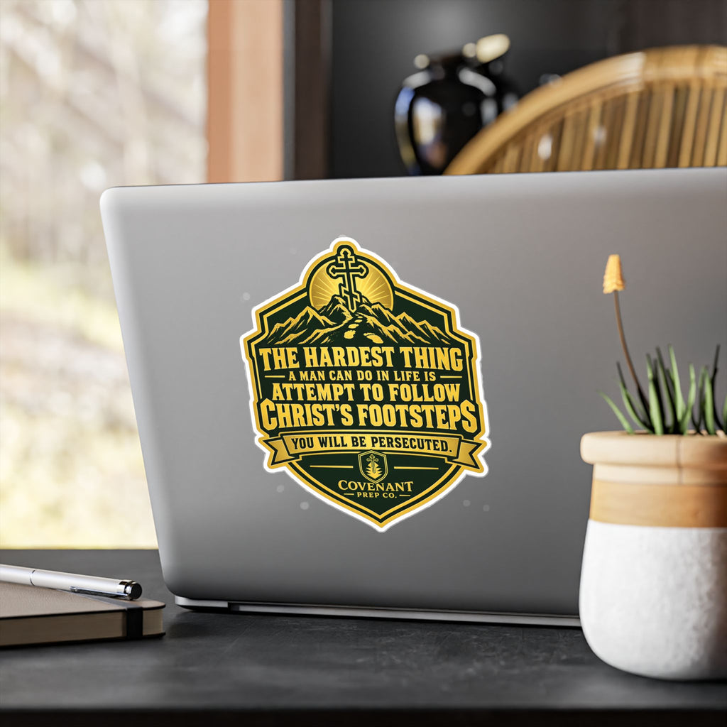 Christs Footsteps Sticker