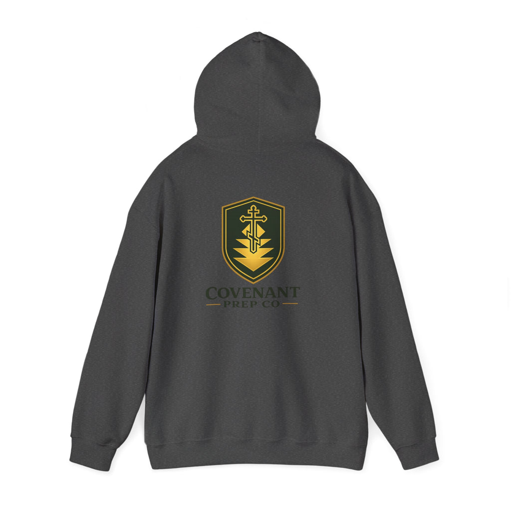 Covenant Prep Co. Shield Hoodie — Crest Logo Pullover
