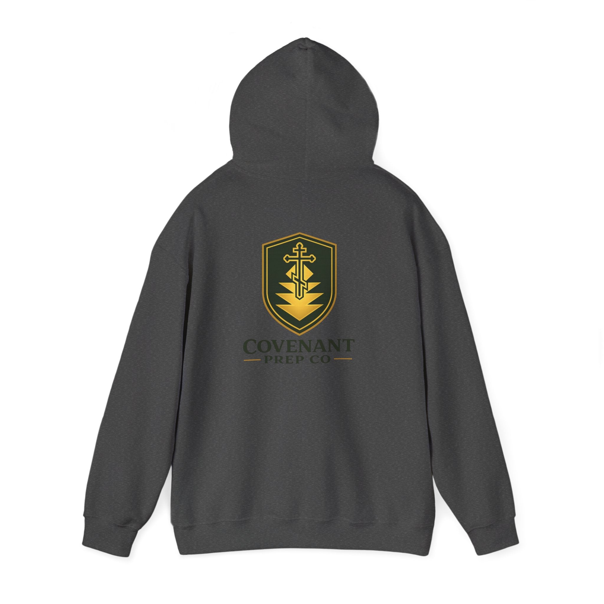Covenant Prep Co. Shield Hoodie — Crest Logo Pullover
