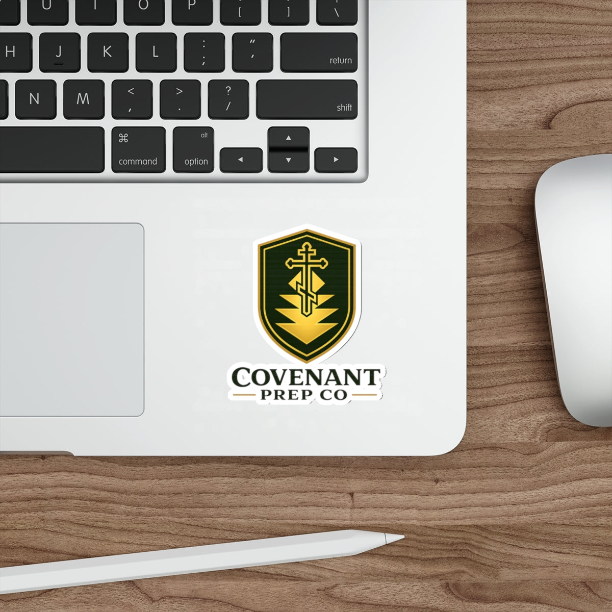Covenant Prep Co. Die-Cut Sticker — School Crest Logo for Laptops & Gear