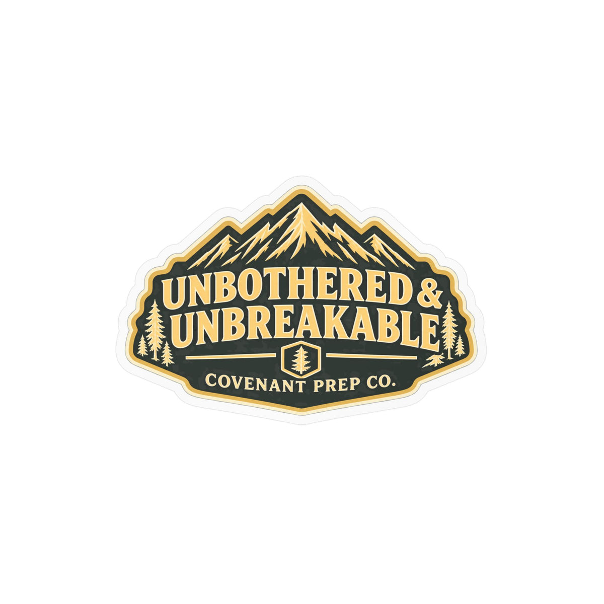 Unbothered and Unbreakable Sticker