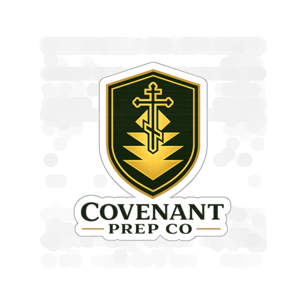 Covenant Prep Co. Die-Cut Sticker — School Crest Logo for Laptops & Gear