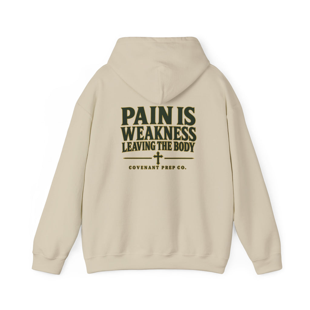 Pain Is Weakness Leaving The Body Hoodie - Wordmark, Classic Fleece