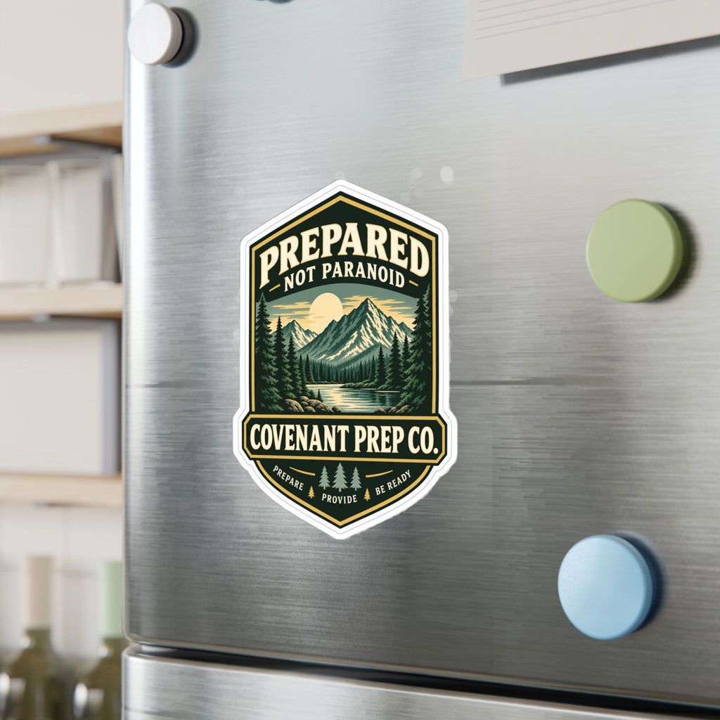 Prepared, Not Paranoid Sticker