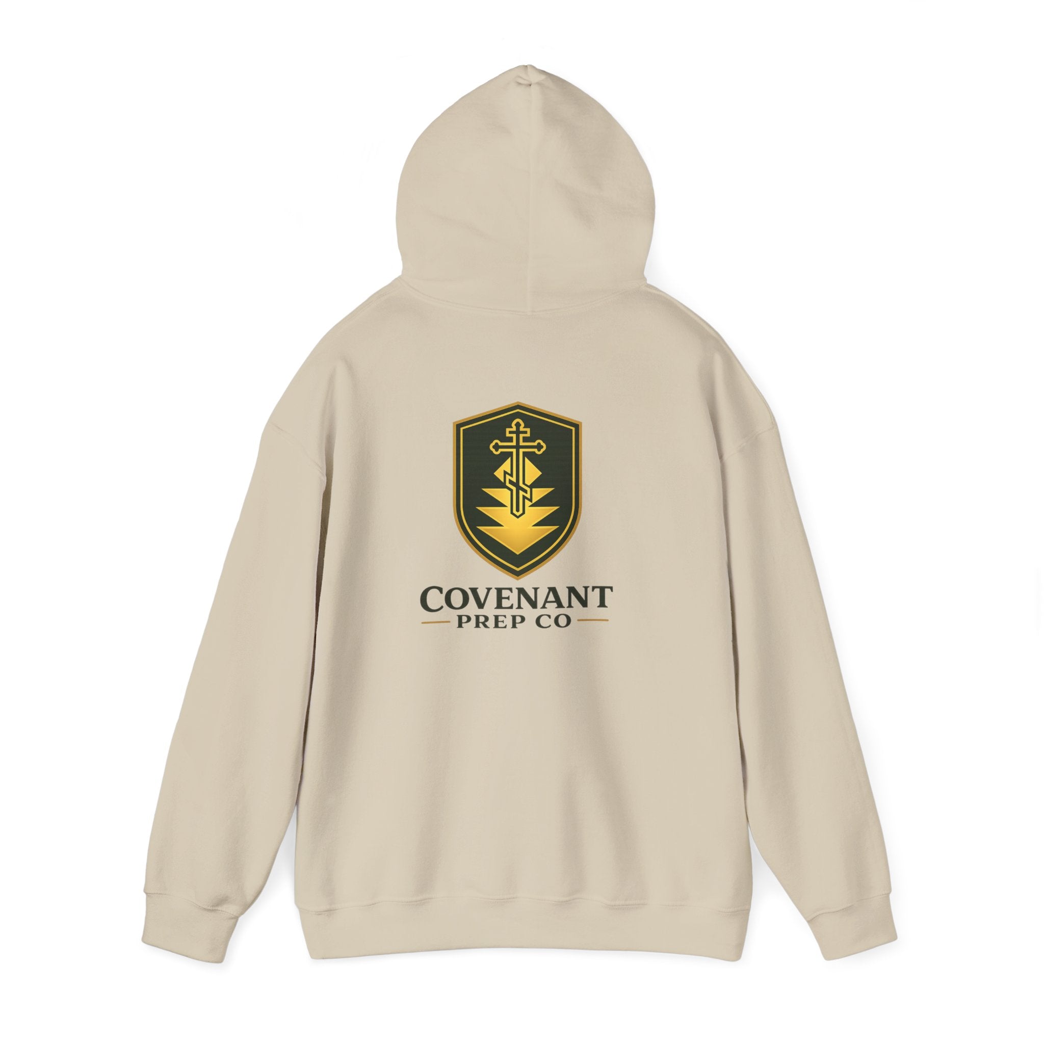 Covenant Prep Co. Shield Hoodie — Crest Logo Pullover