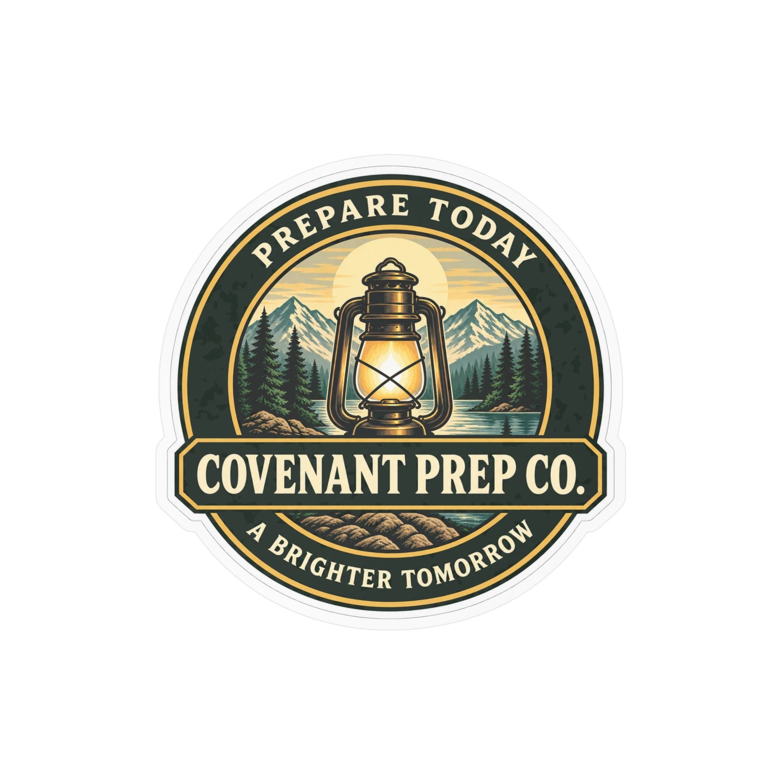 Prepare Today, Brighter Tomorrow Sticker