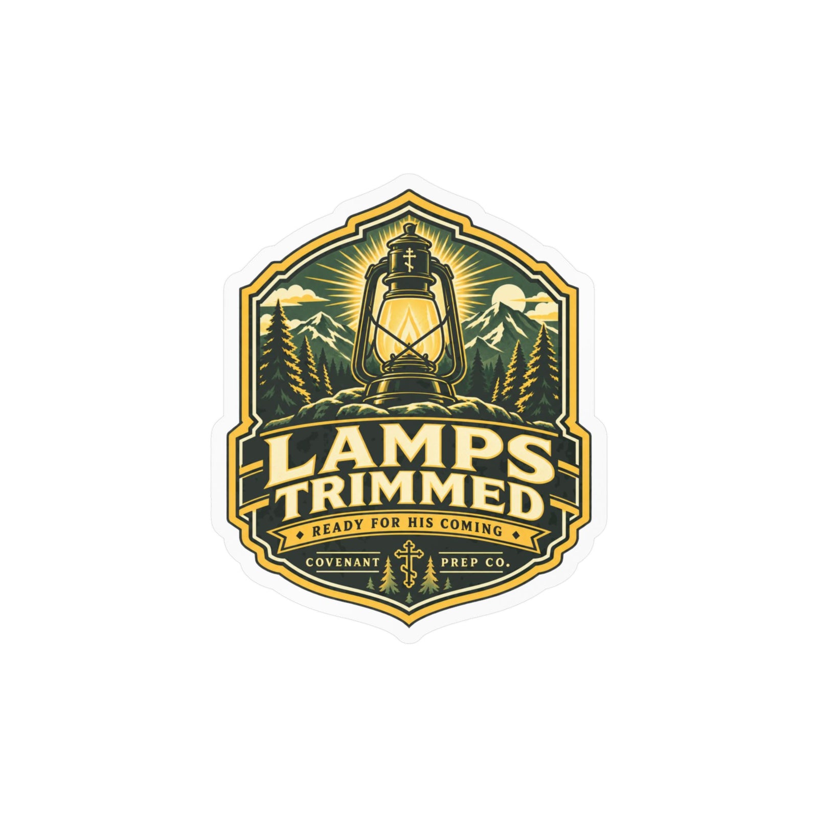 Lamps Trimmed Sticker