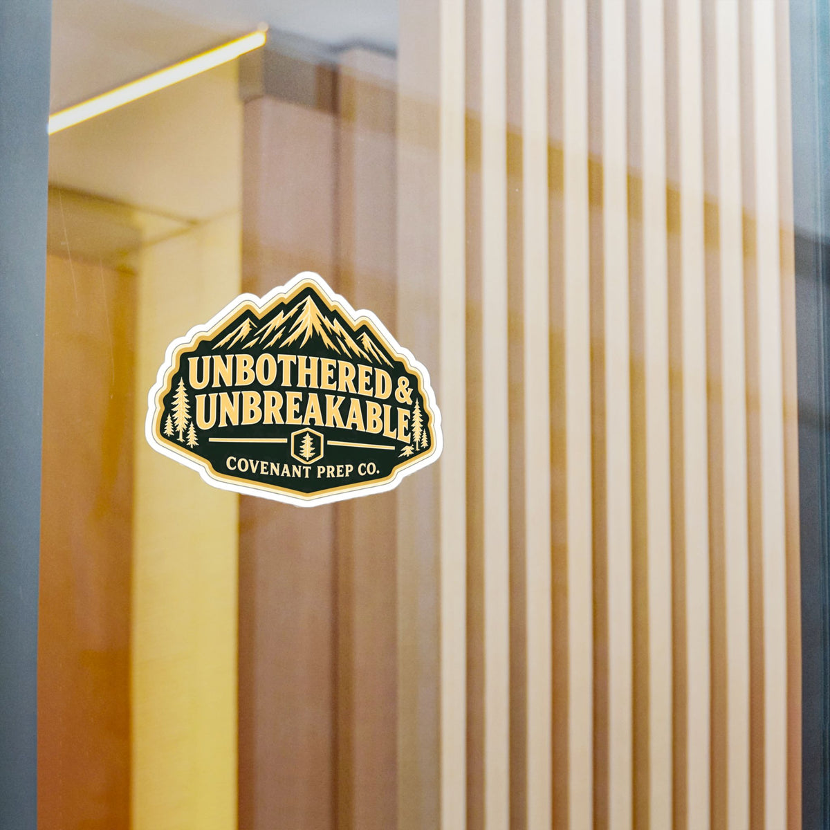 Unbothered and Unbreakable Sticker