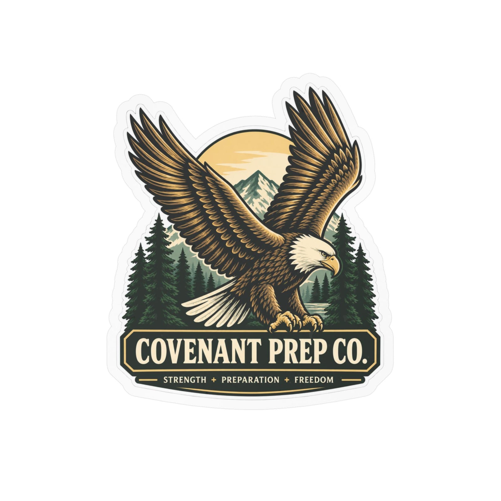 American Eagle - Strength Preparation Freedom Sticker