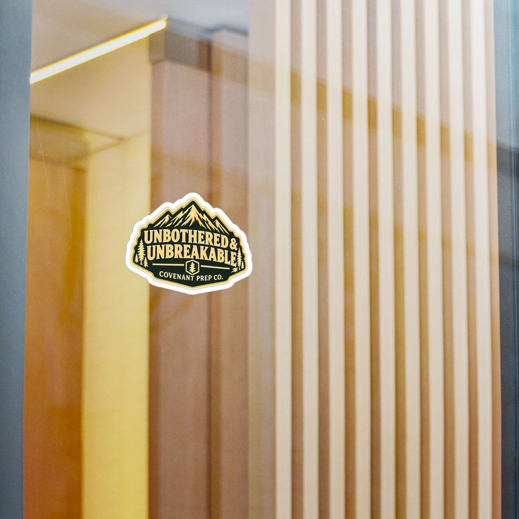 Unbothered and Unbreakable Sticker