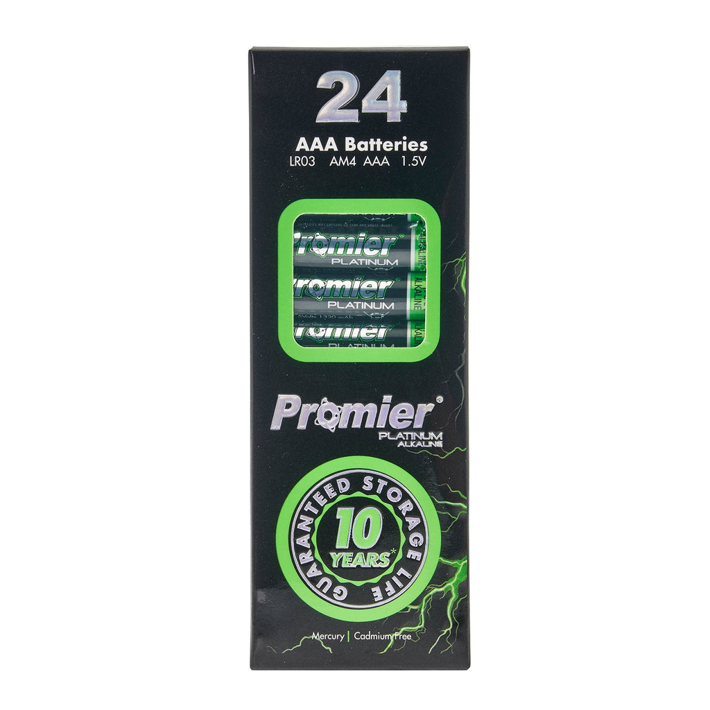 Promier® AAA Platinum Alkaline Battery 96 Pack