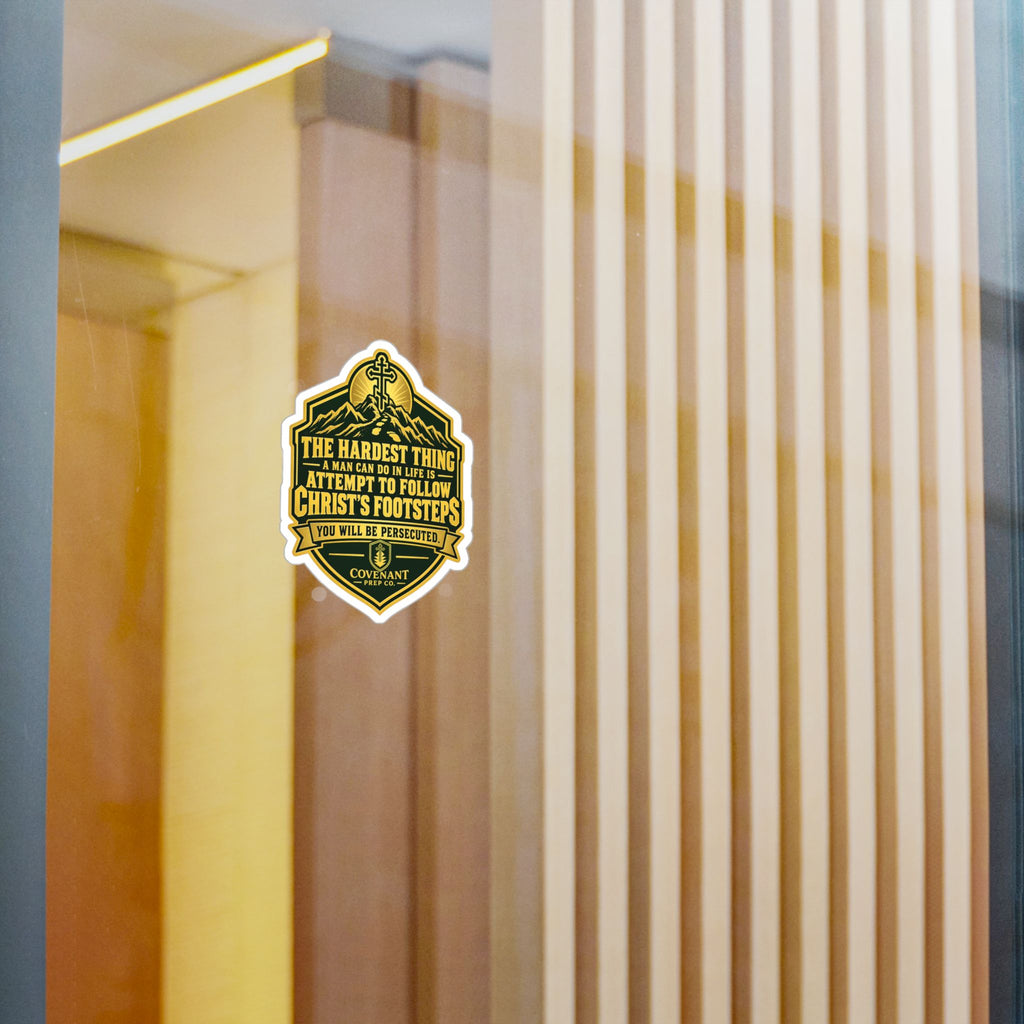 Christs Footsteps Sticker