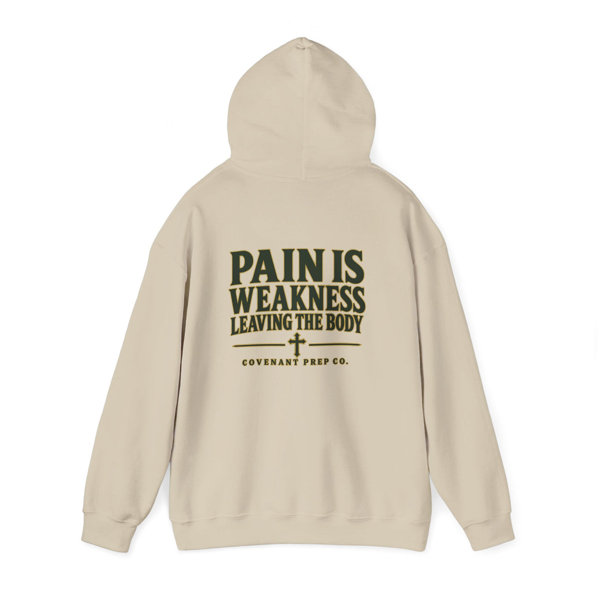 Pain Is Weakness Leaving The Body Hoodie - Wordmark, Classic Fleece