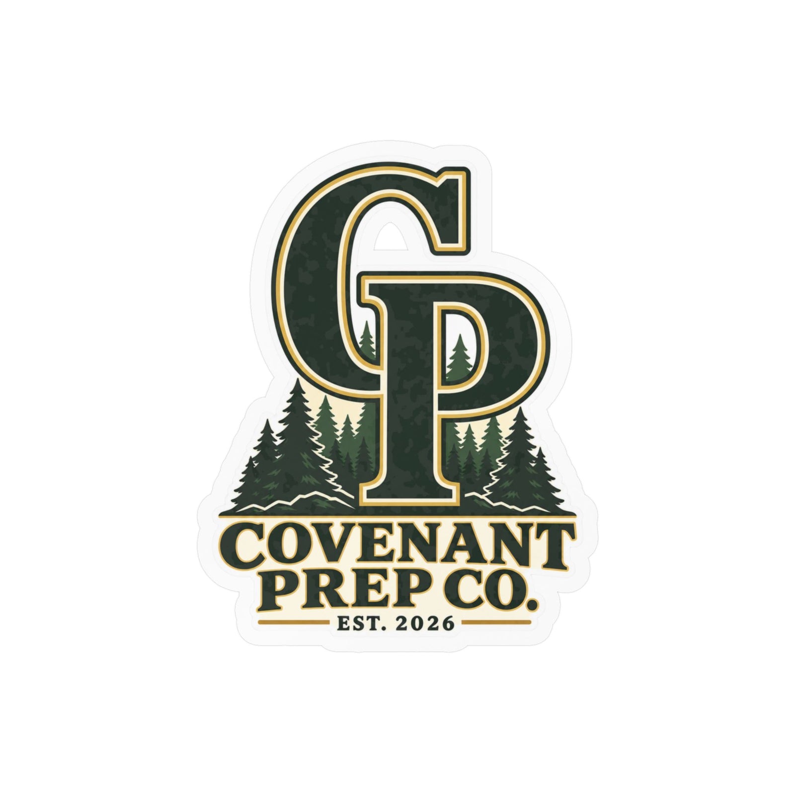 Covenant Prep Monogram Sticker