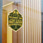 Christs Footsteps Sticker