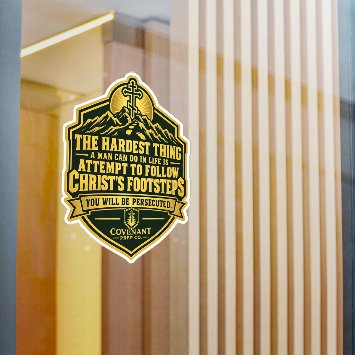 Christs Footsteps Sticker