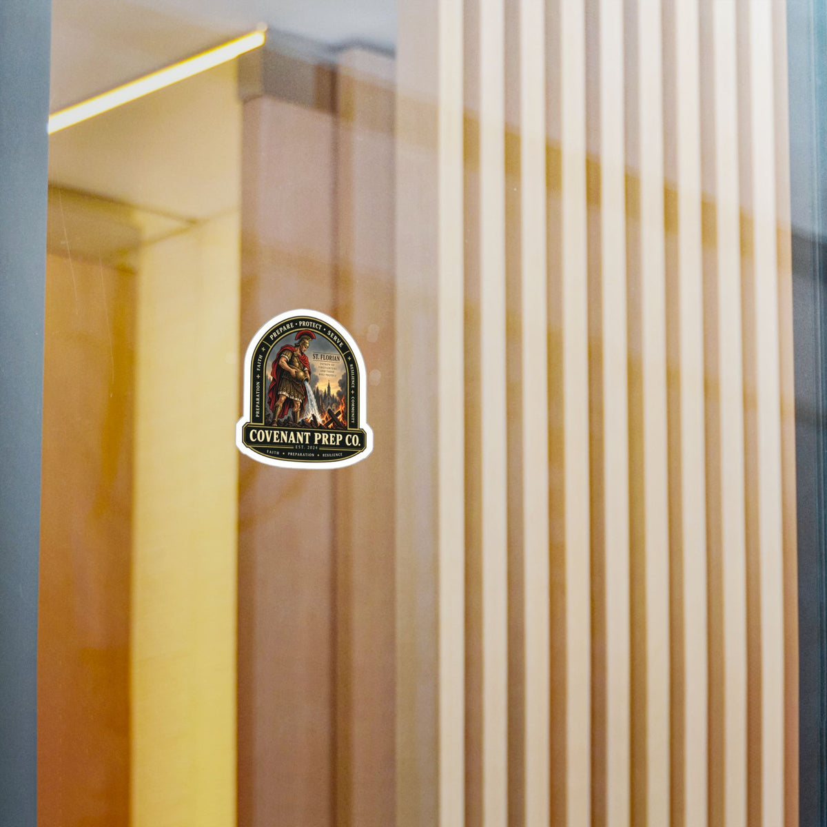 St. Florian - Prepare Protect Serve Sticker
