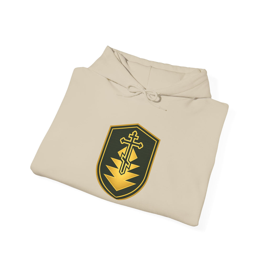 Covenant Prep Co. Shield Hoodie — Crest Logo Pullover