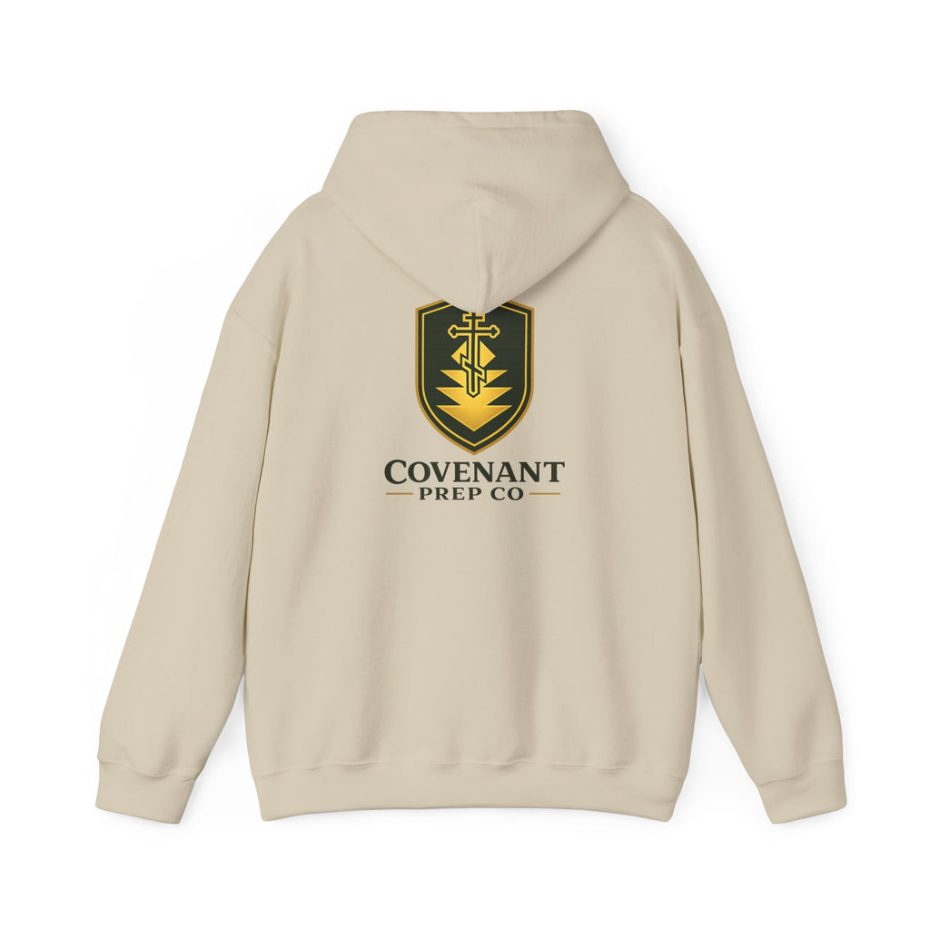 Covenant Prep Co. Shield Hoodie — Crest Logo Pullover