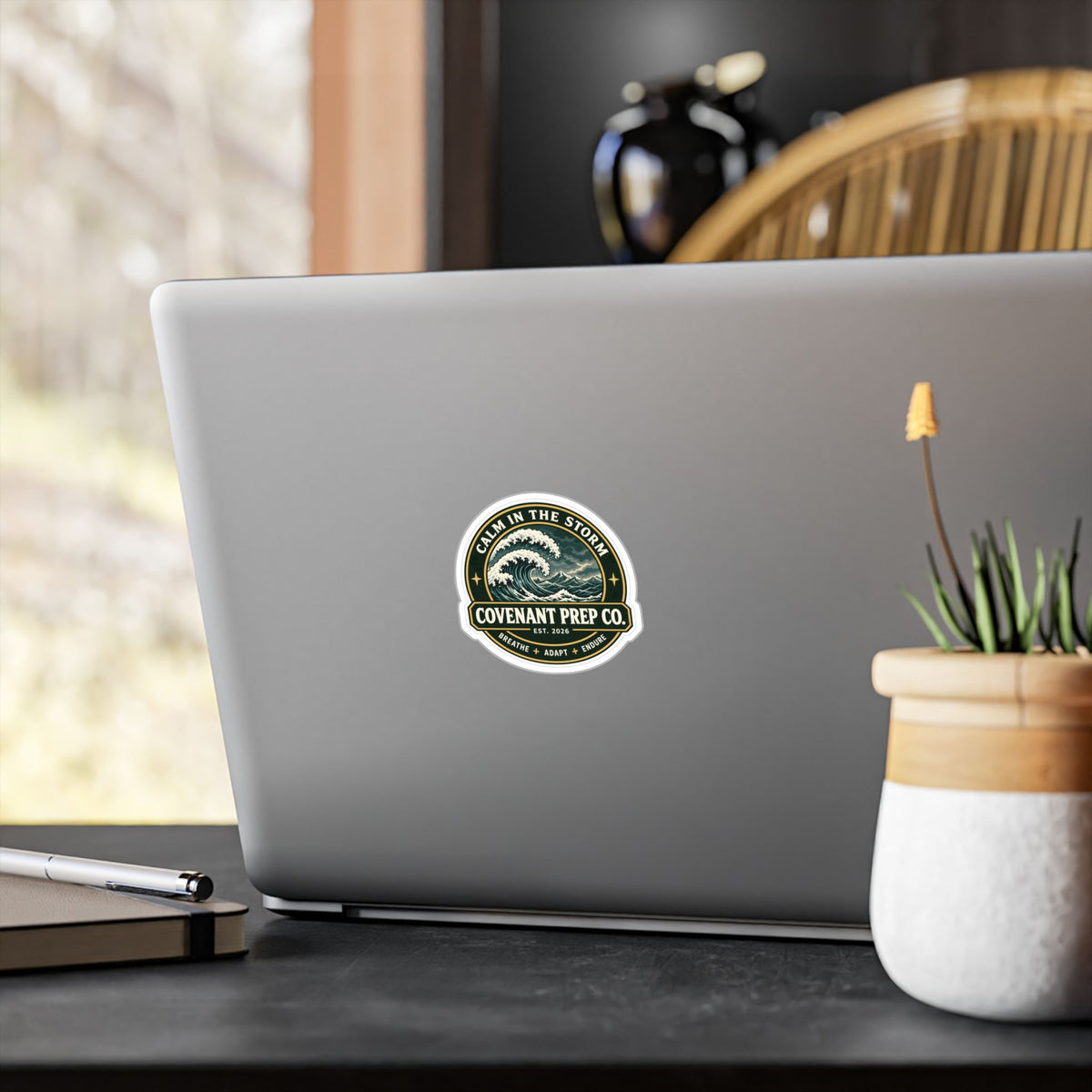Calm In The Storm Sticker