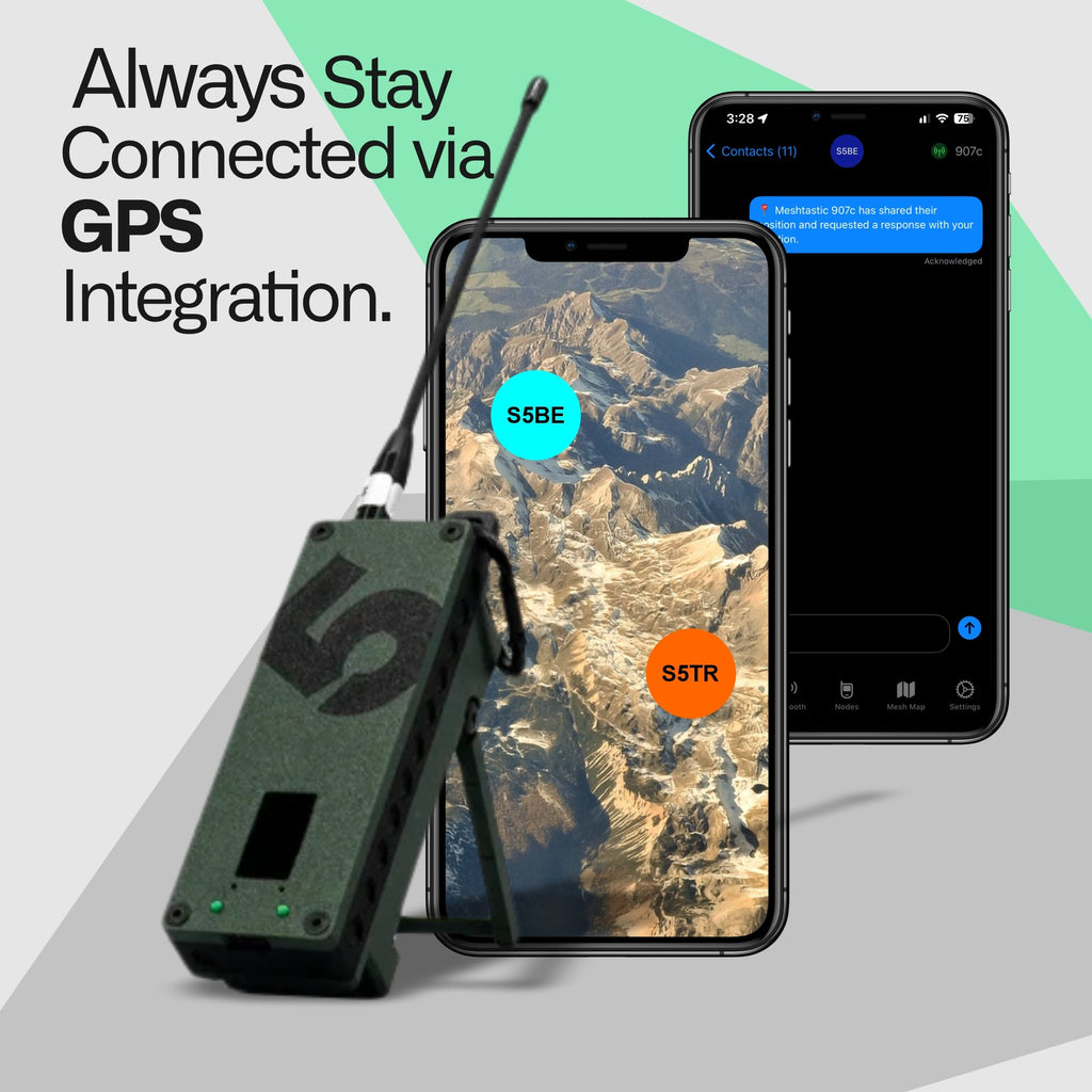 Spec5 Trekker BRAVO — Meshtastic Off-Grid Radio