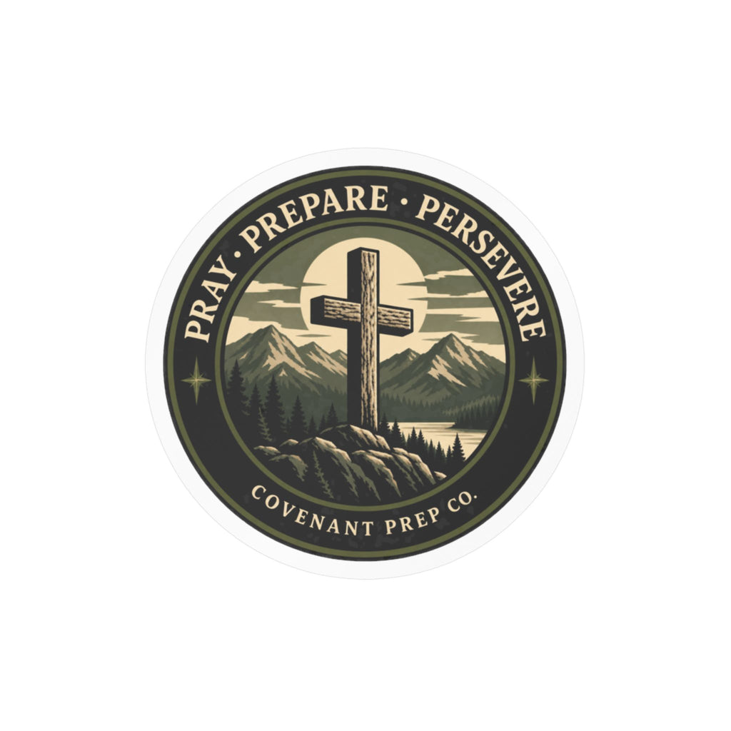 Pray Prepare Persevere Seal Sticker