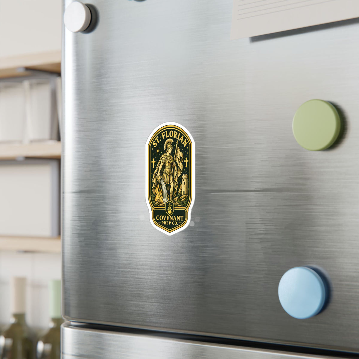 St. Florian Shield Sticker