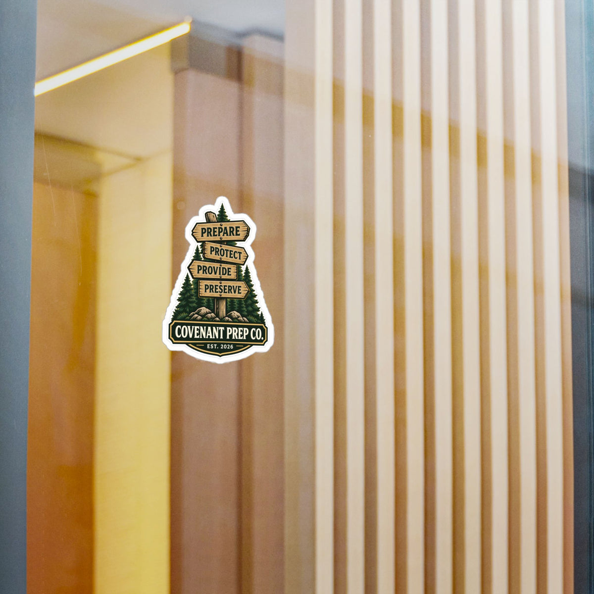 Prepare Protect Provide Preserve Sticker