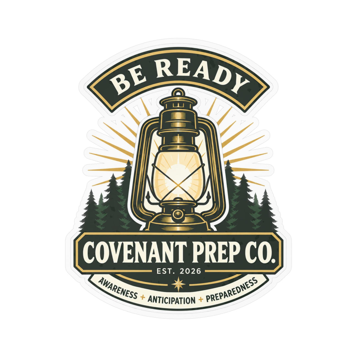 Be Ready Sticker